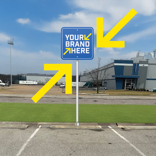 parking signage ad options