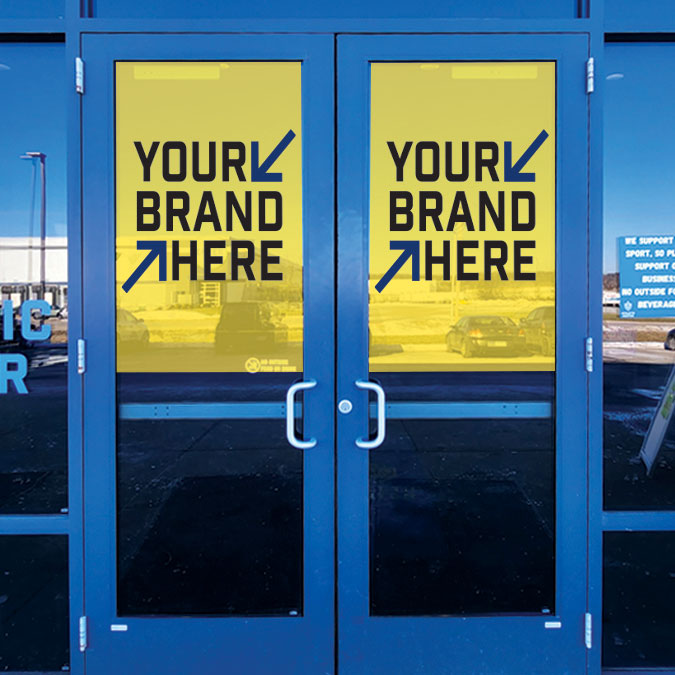 exteriod door advertising