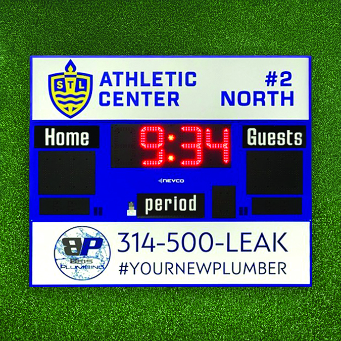 STL Athletic score board sponsor