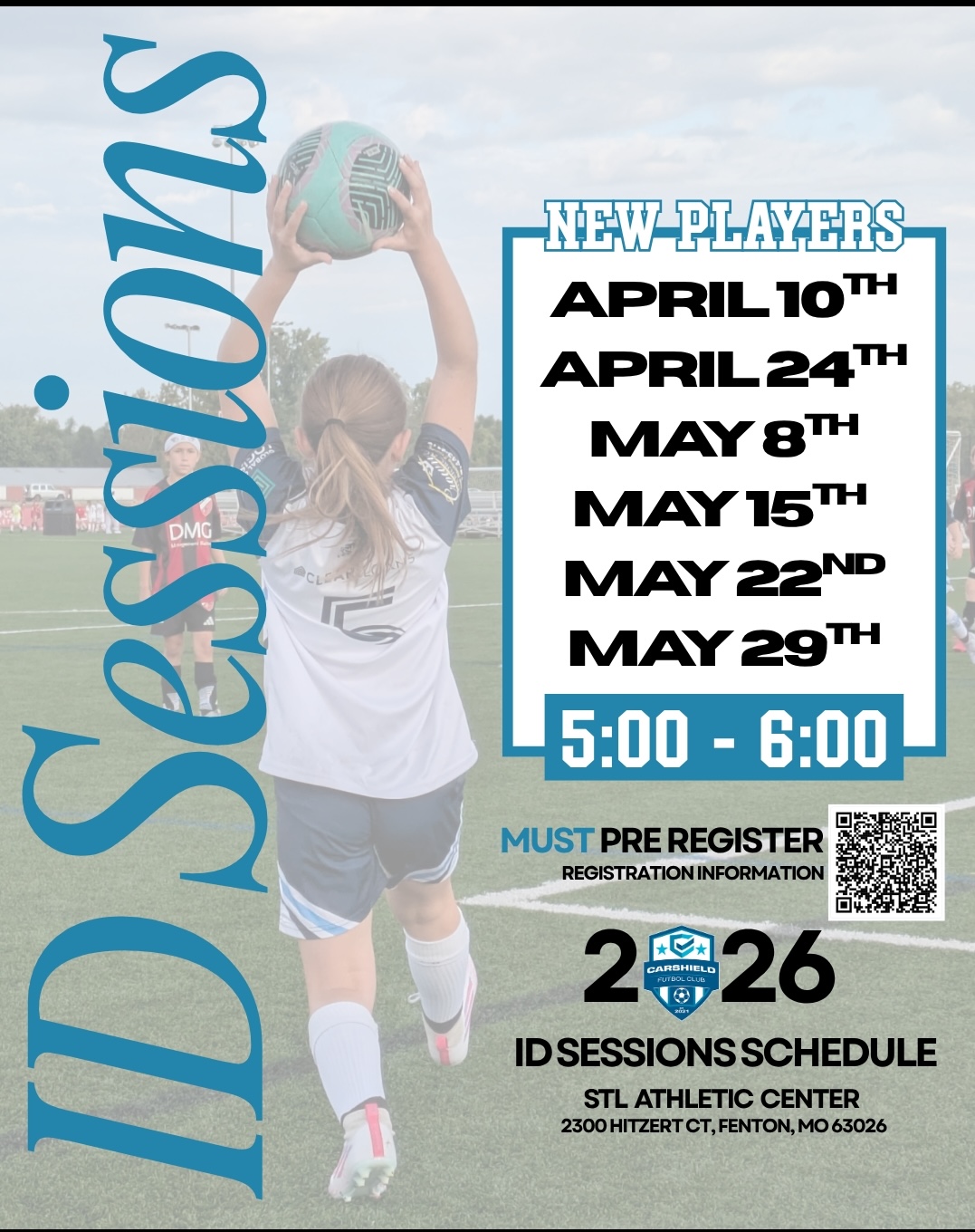 car shield ID soccer sessions