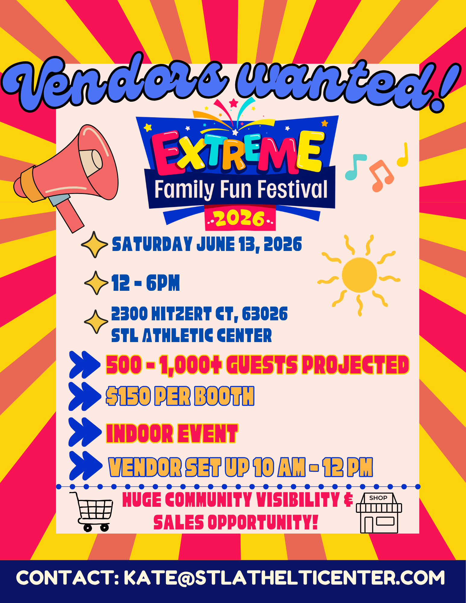 Grow your visibility at one of St. Louis’ biggest family-focused community events.
